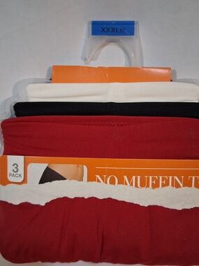 & Other Stories 3-Pack Bikini Briefs in Red, Black, White